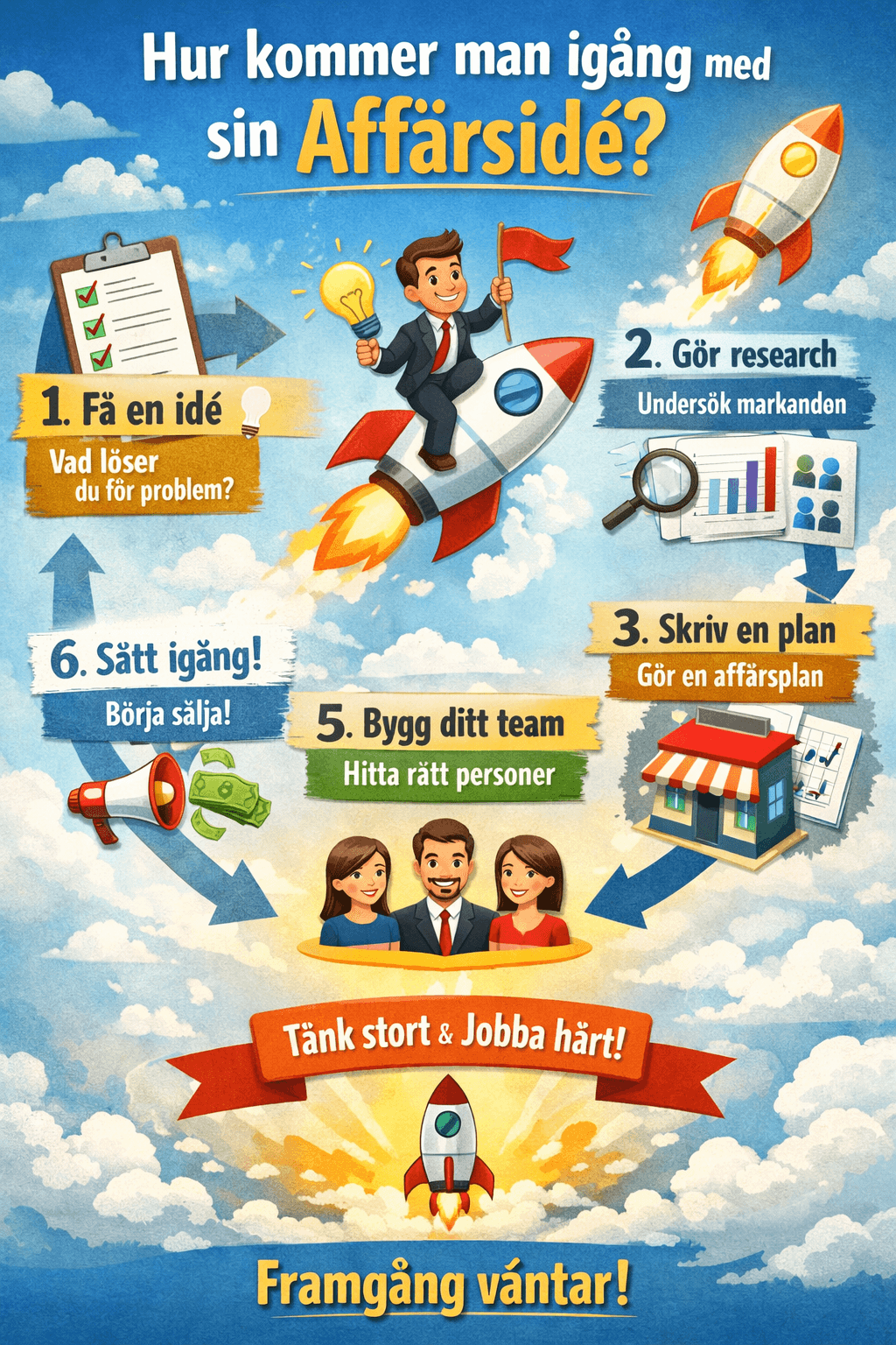 Hur du kommer igång med din affärsidé